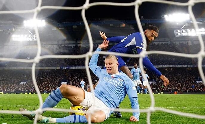 哈兰德关键部位打入一球